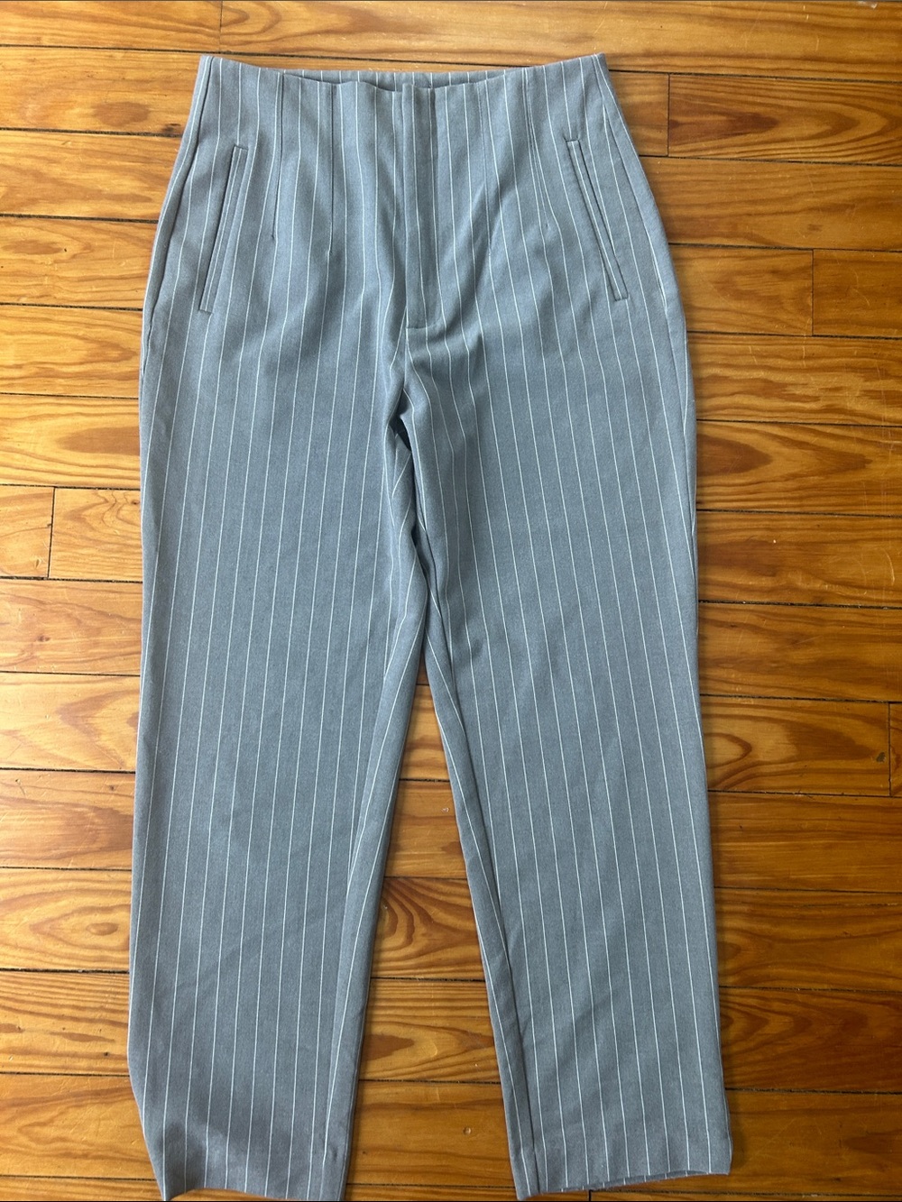 Gray Pinstripe Women’s Dress Pants